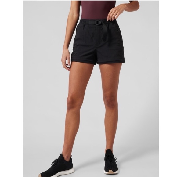 SOLD Athleta Trekkie Convertible Hike Pants 3-in-1 Black Size 12 / L - Picture 6 of 10